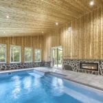 Mova fiberglass inground pool, model 12x22, Diamond finish in Loup Gris, installed by Carignan