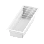 Piscine creusée en fibre de verre Mova, modèle 9x24 - Couloir athlétique, vue d’angle