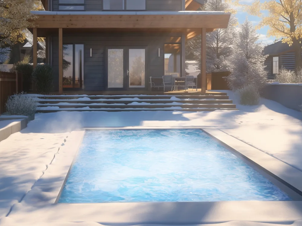 8x10 In-ground heated spa